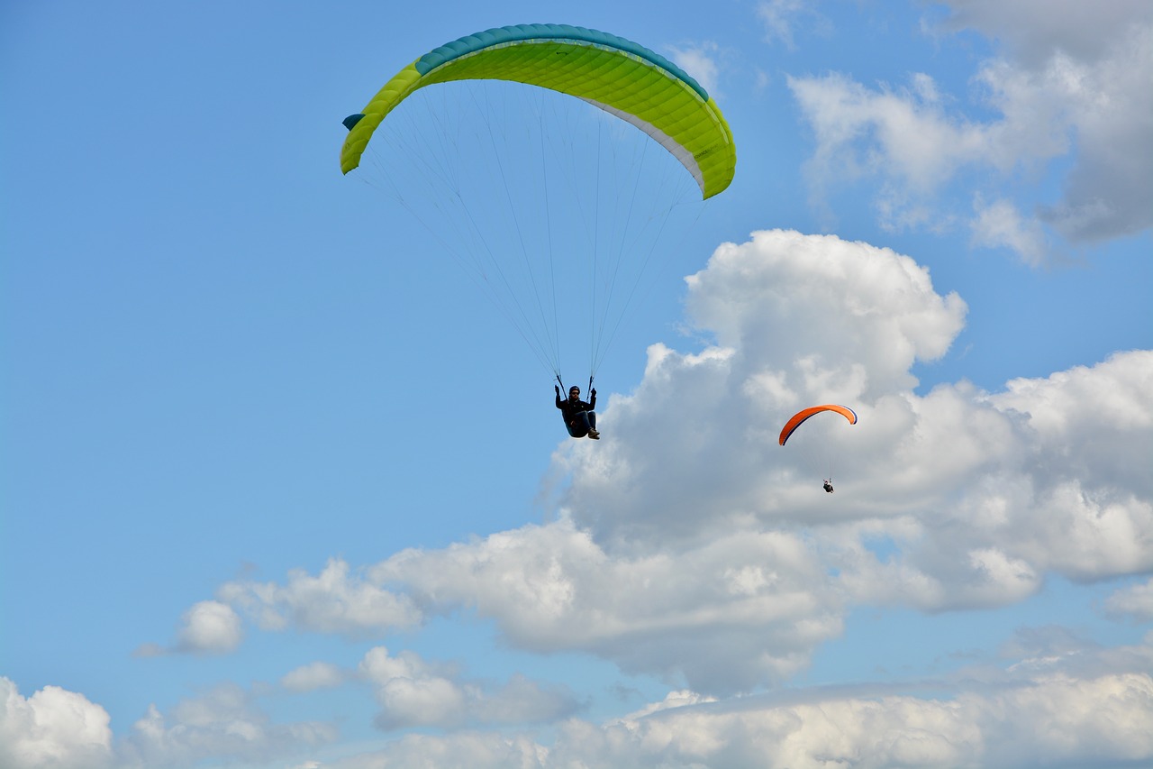 paragliders  hobbies  adventure free photo