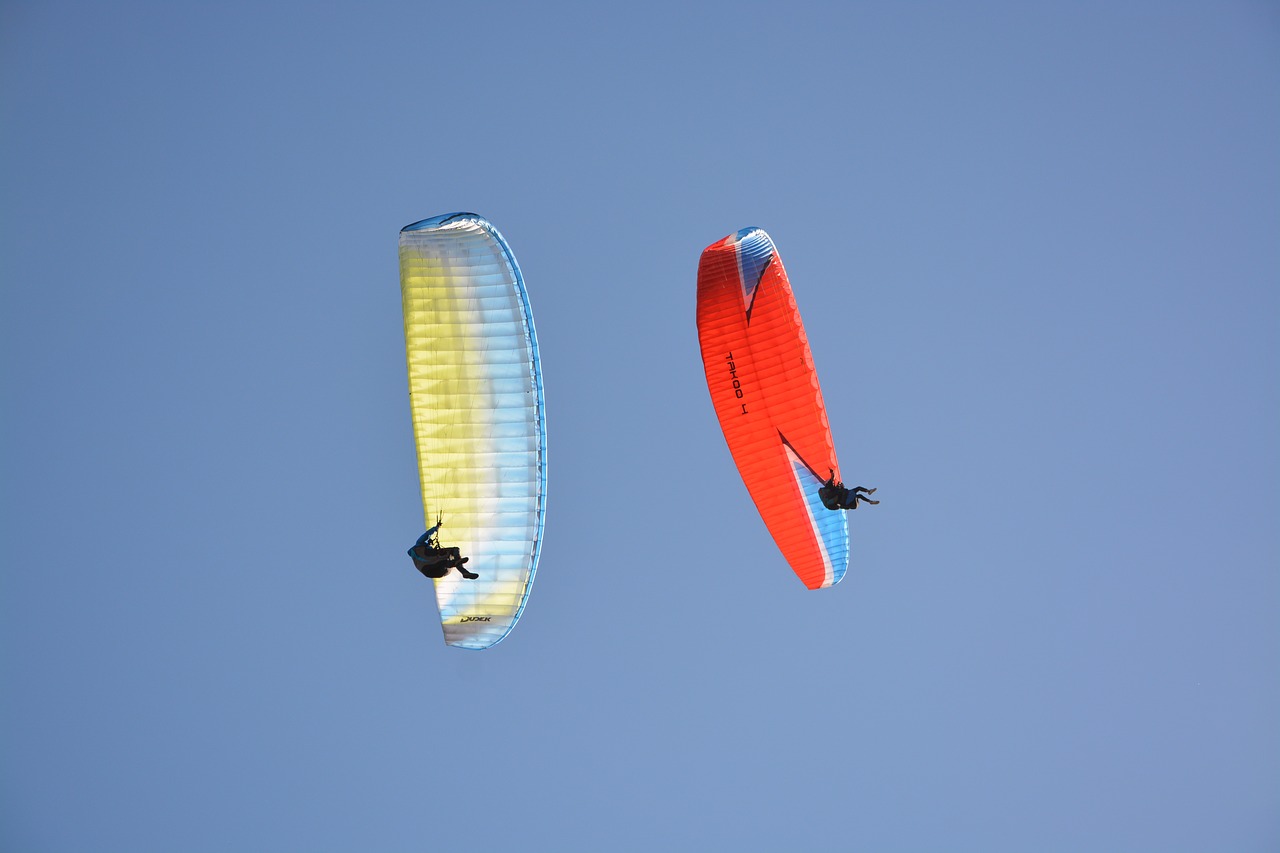 paragliders  harnesses  entertainment free photo
