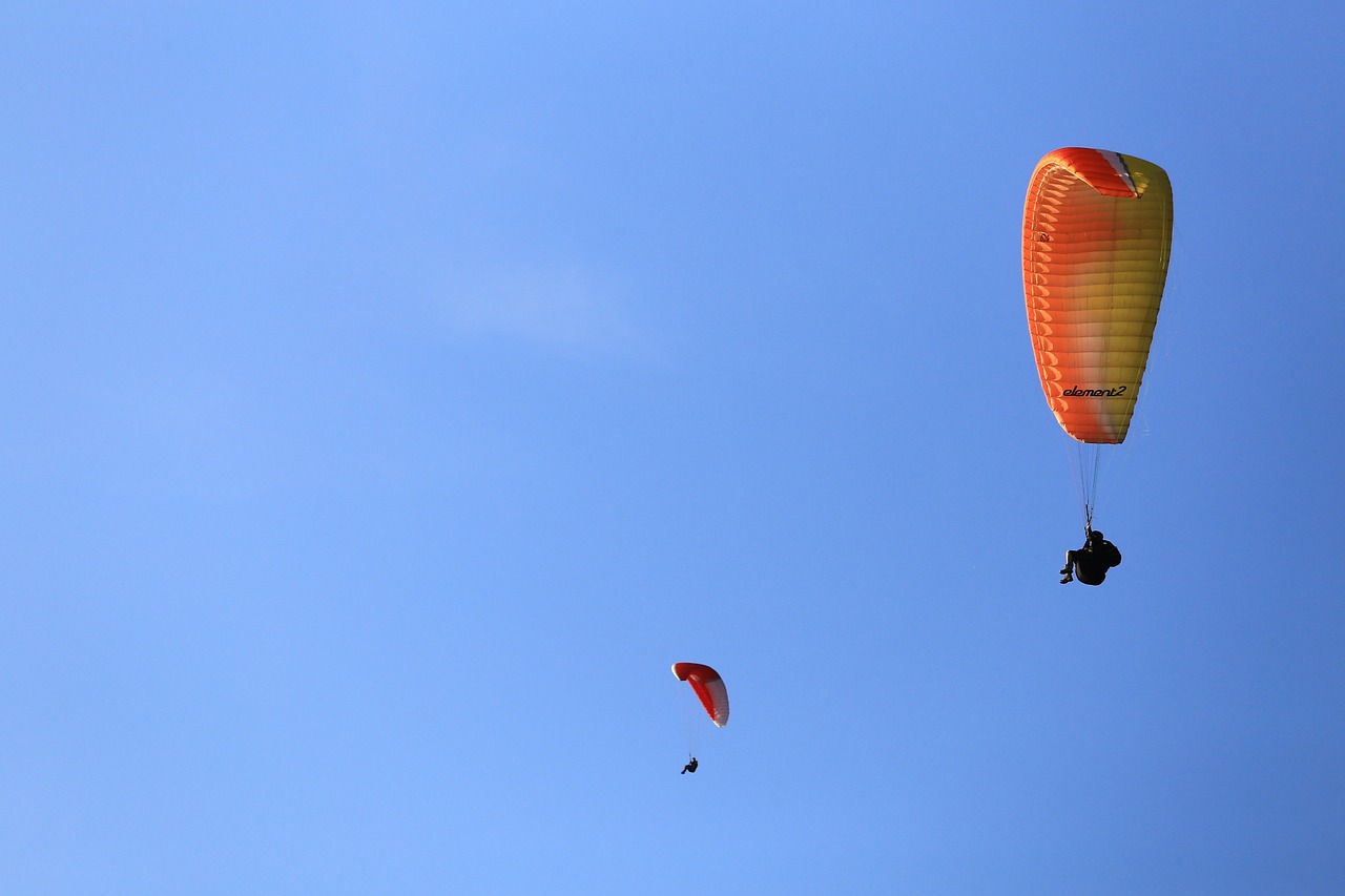 paragliding fly sports free photo