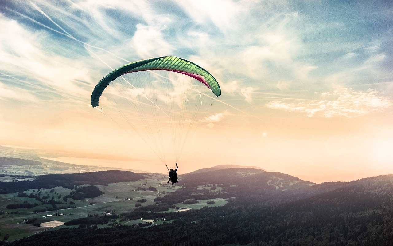 paragliding paraglider para free photo