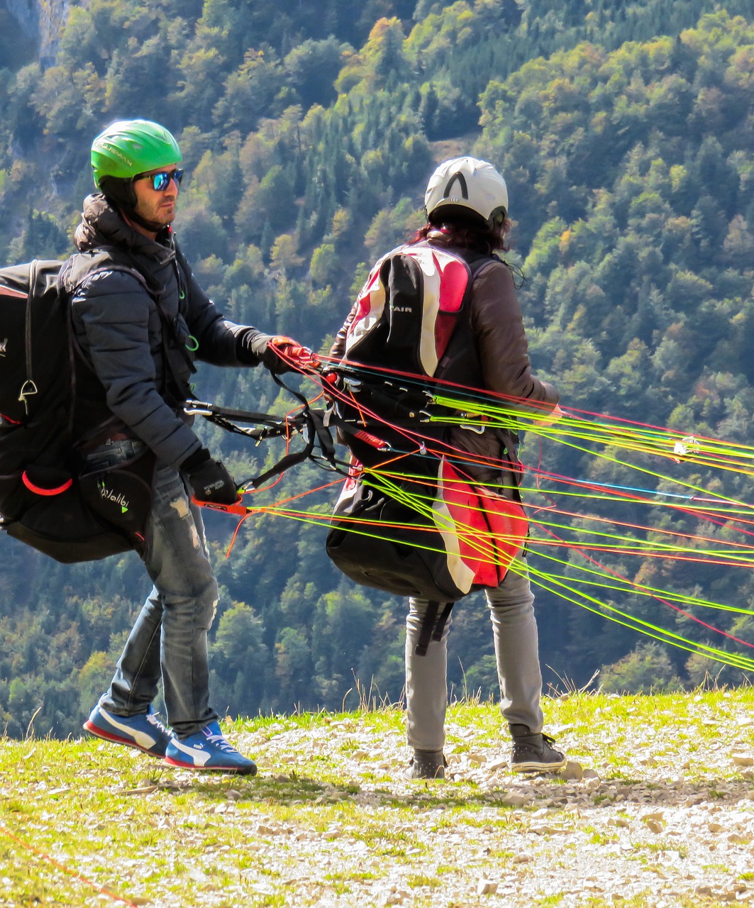 paragliding longing fly free photo