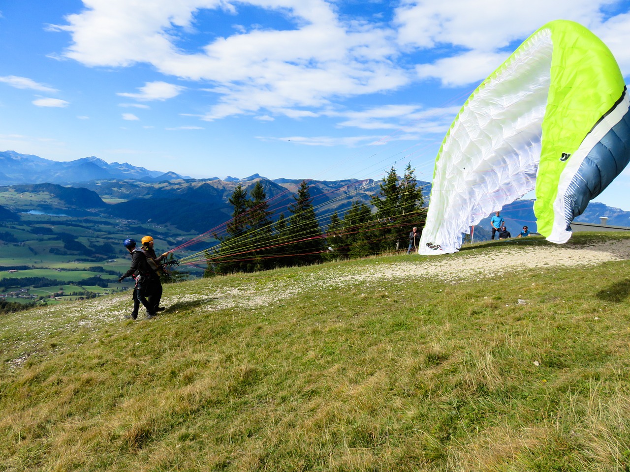 paragliding longing fly free photo