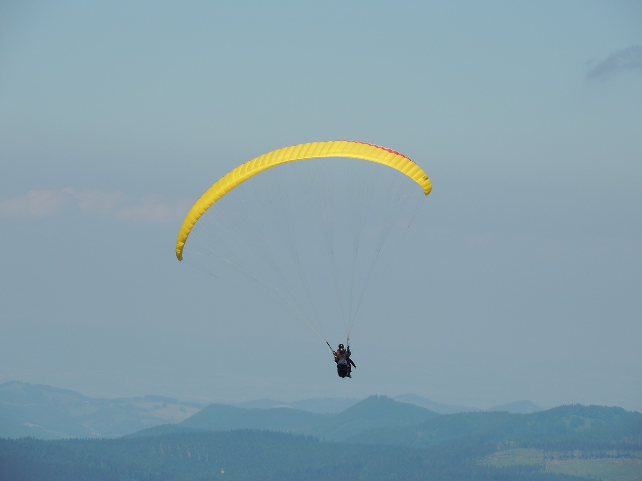 paragliding sport fly free photo