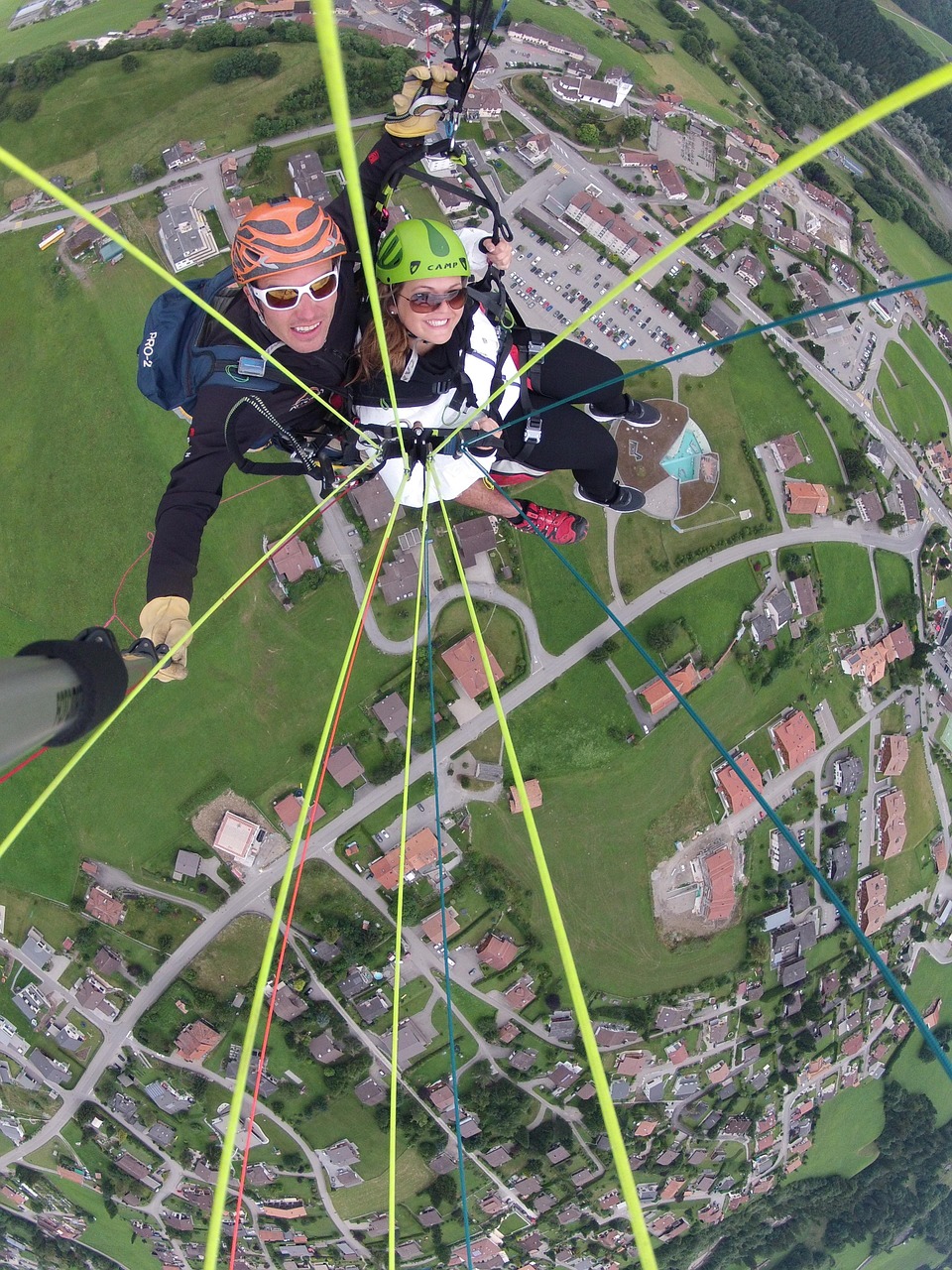 paragliding switzerland sport free photo