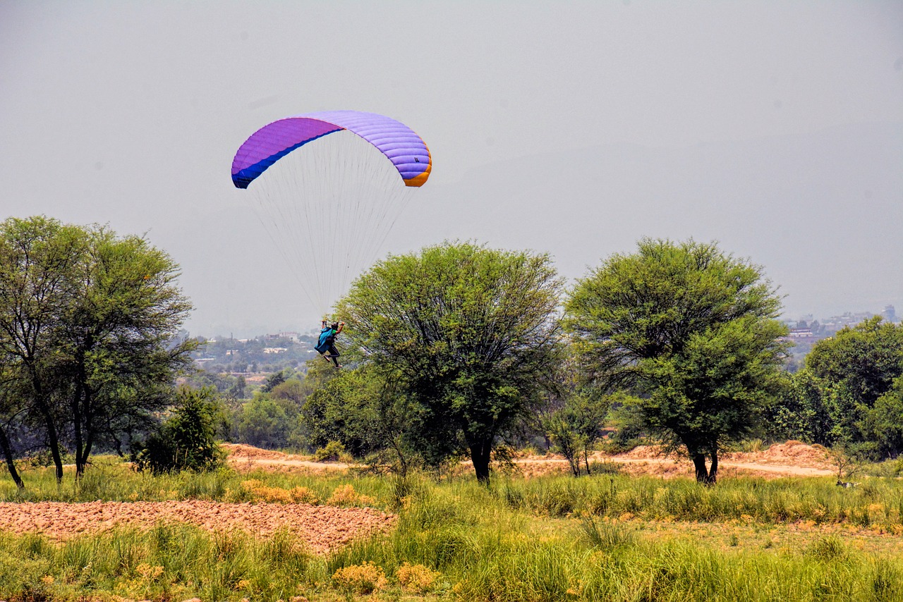 paragliding sports fly free photo