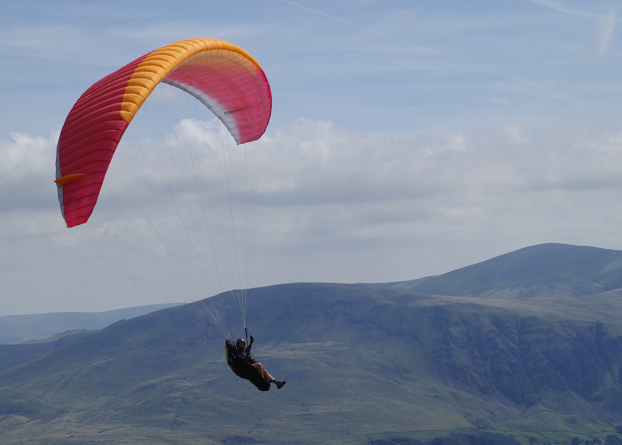 paragliding adventure sport glider free photo
