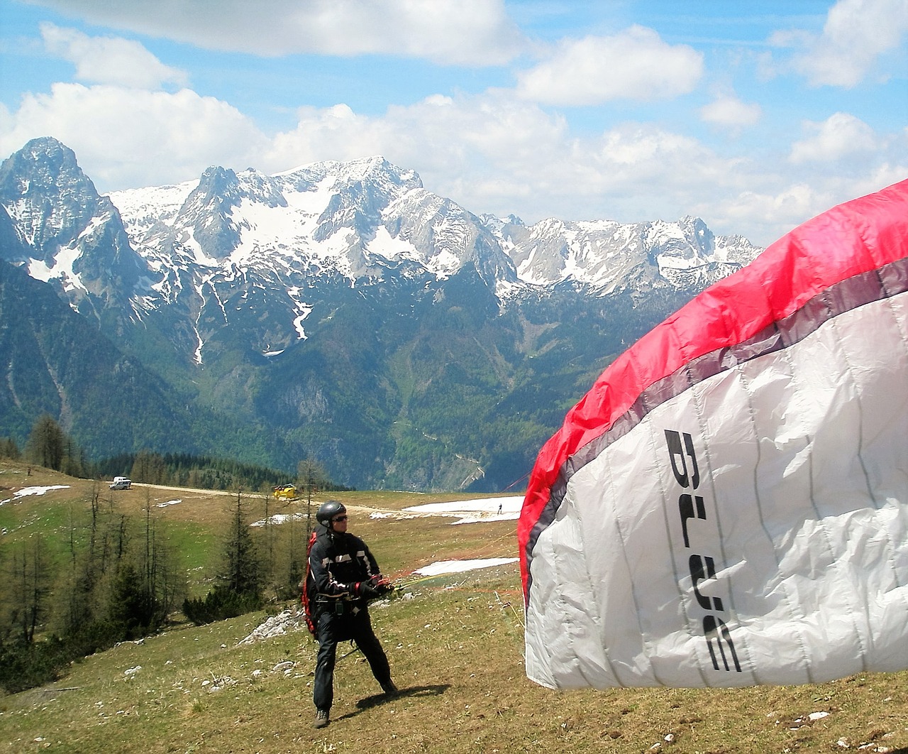 paragliding bergsport leisure free photo