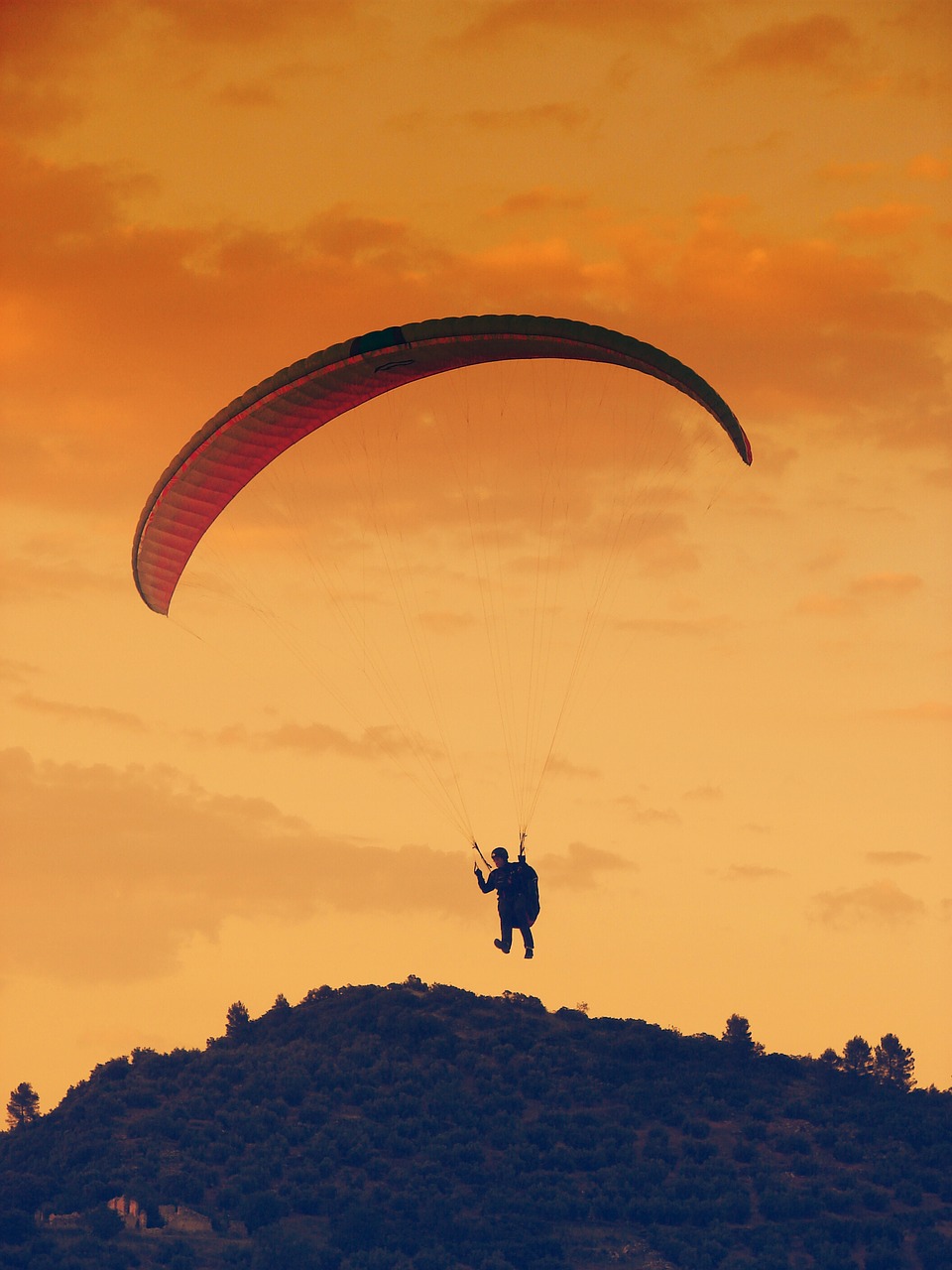 paragliding wind air free photo