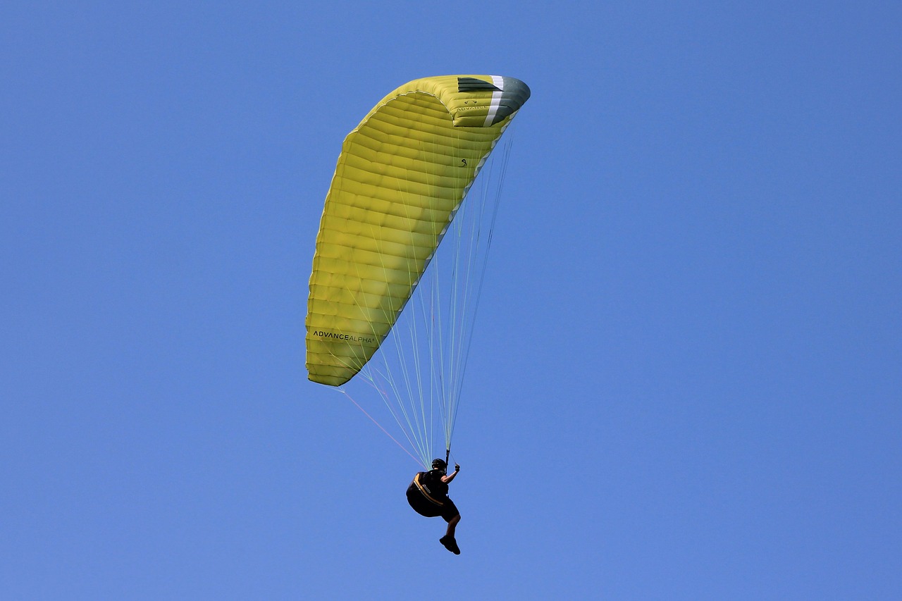 paragliding air sports paraglider free photo