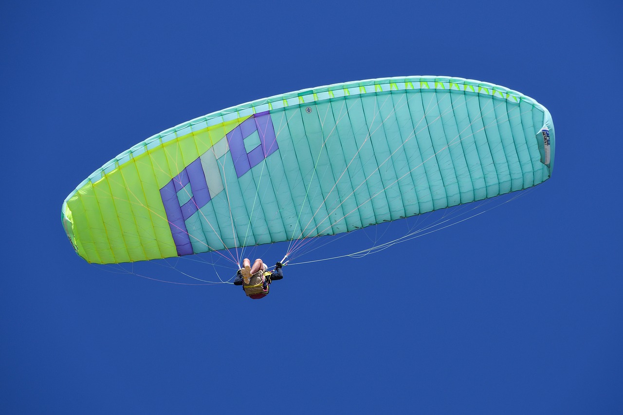 paragliding fly sport free photo