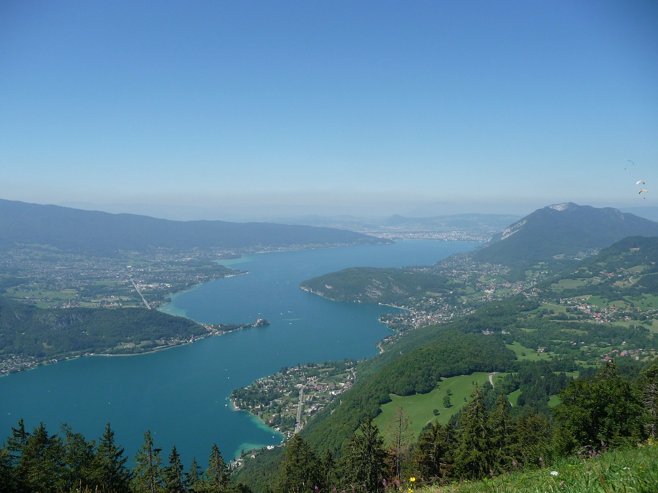 paragliding annecy france free photo