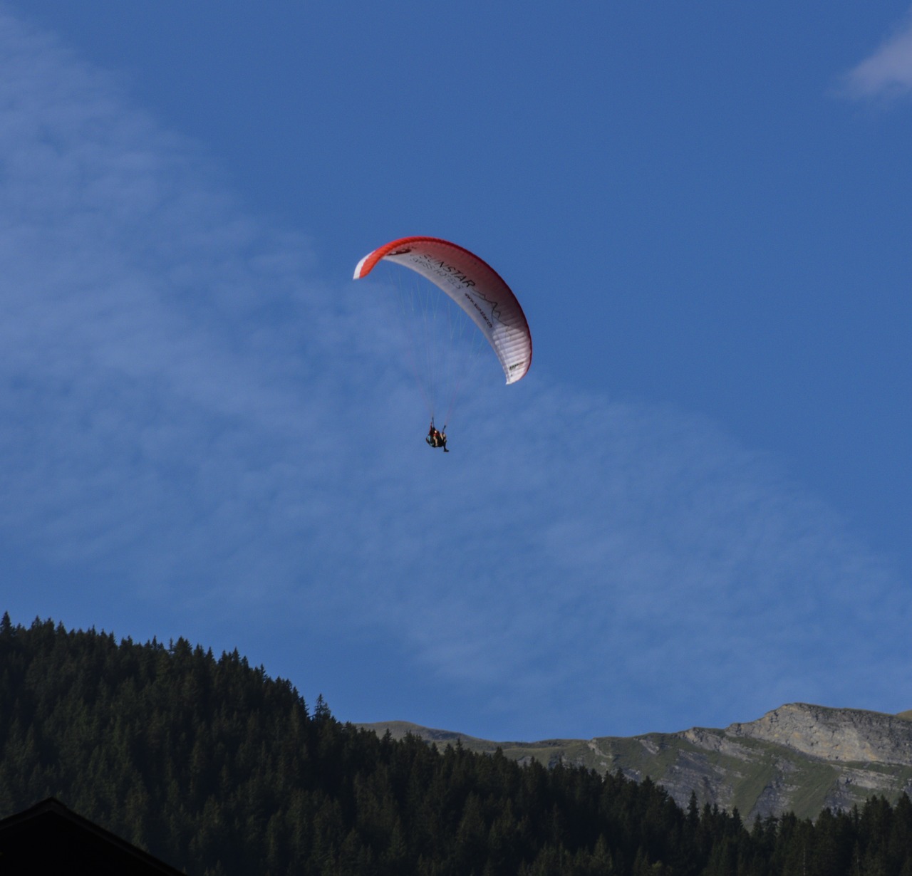 paragliding airy fly free photo