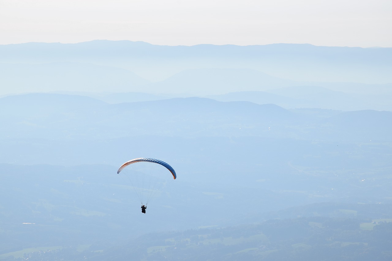 paragliding sky sport free photo