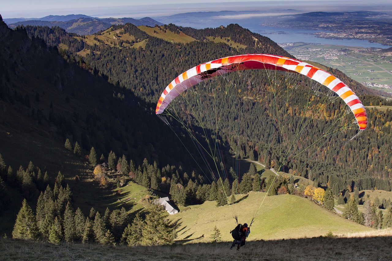paragliding start paraglider free photo