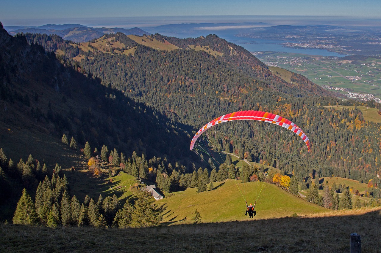 paragliding start paraglider free photo