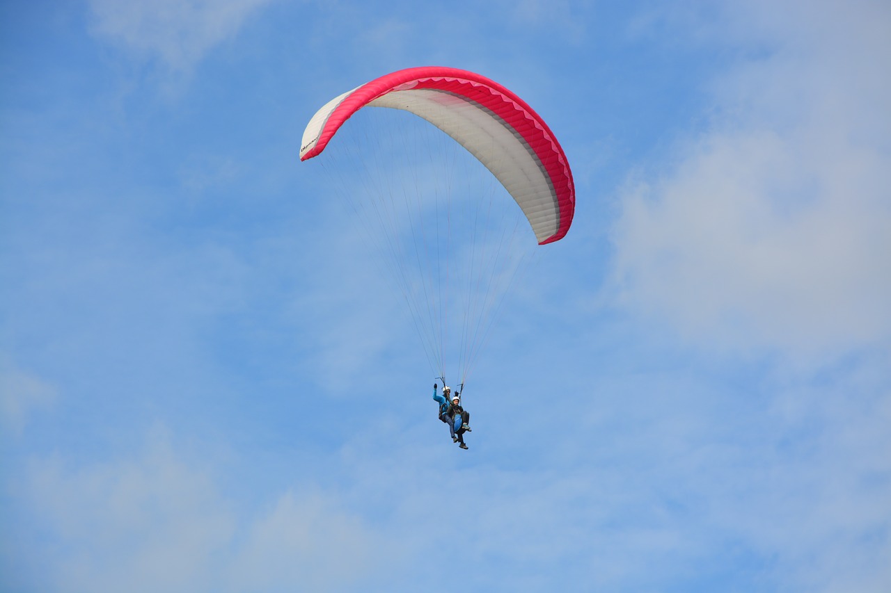 paragliding paragliding bi-place free flight free photo