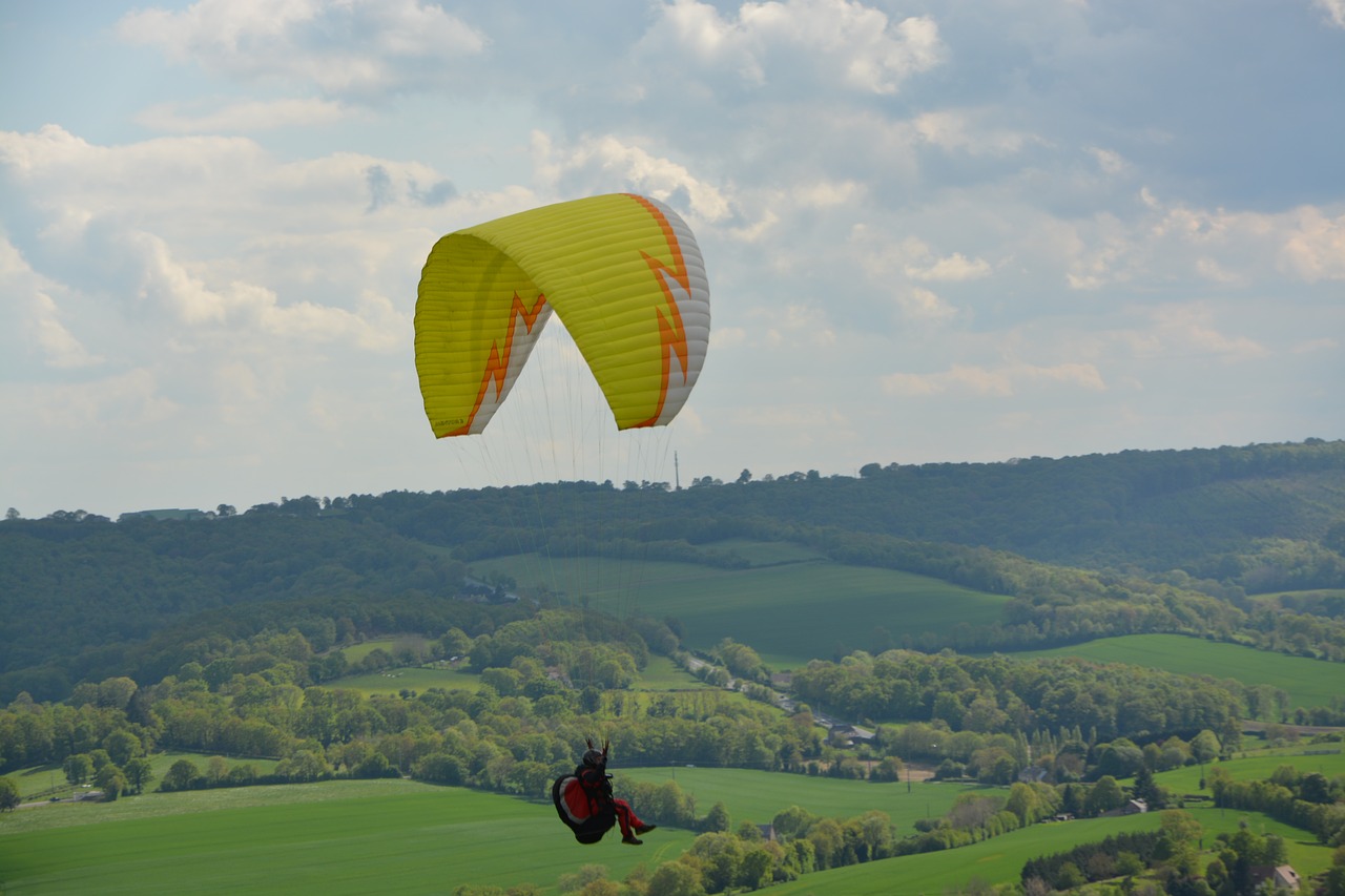 paragliding  leisure sports  free flight free photo