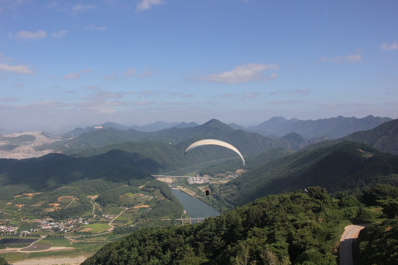 paragliding  flight  sport free photo