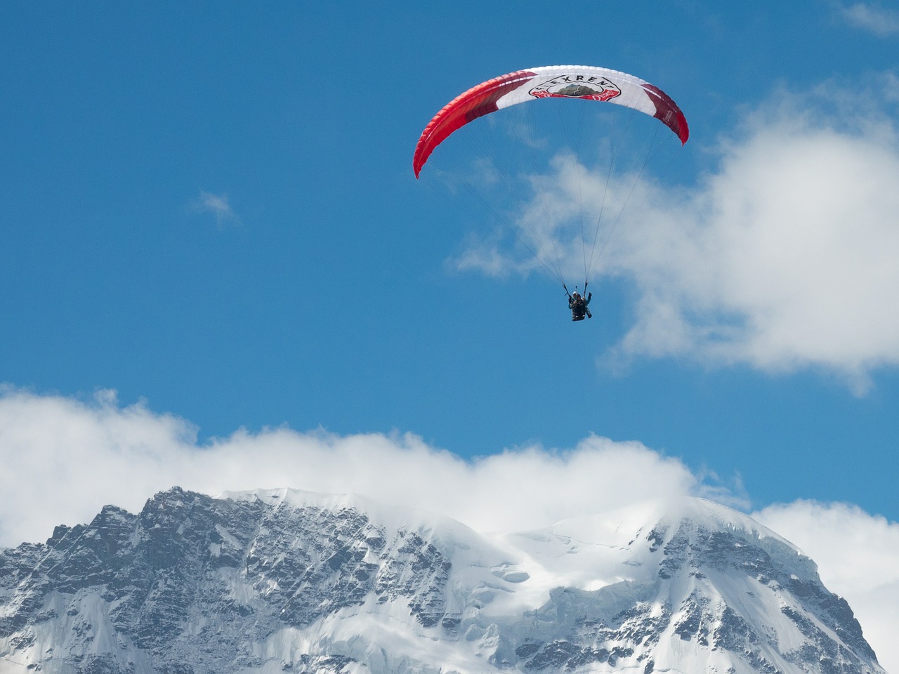 paragliding paraglider pilot free photo