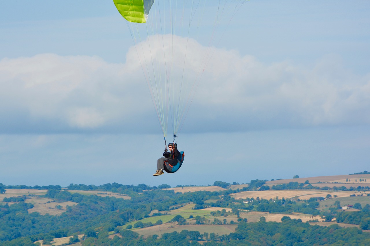 paragliding  paraglider  hobbies free photo