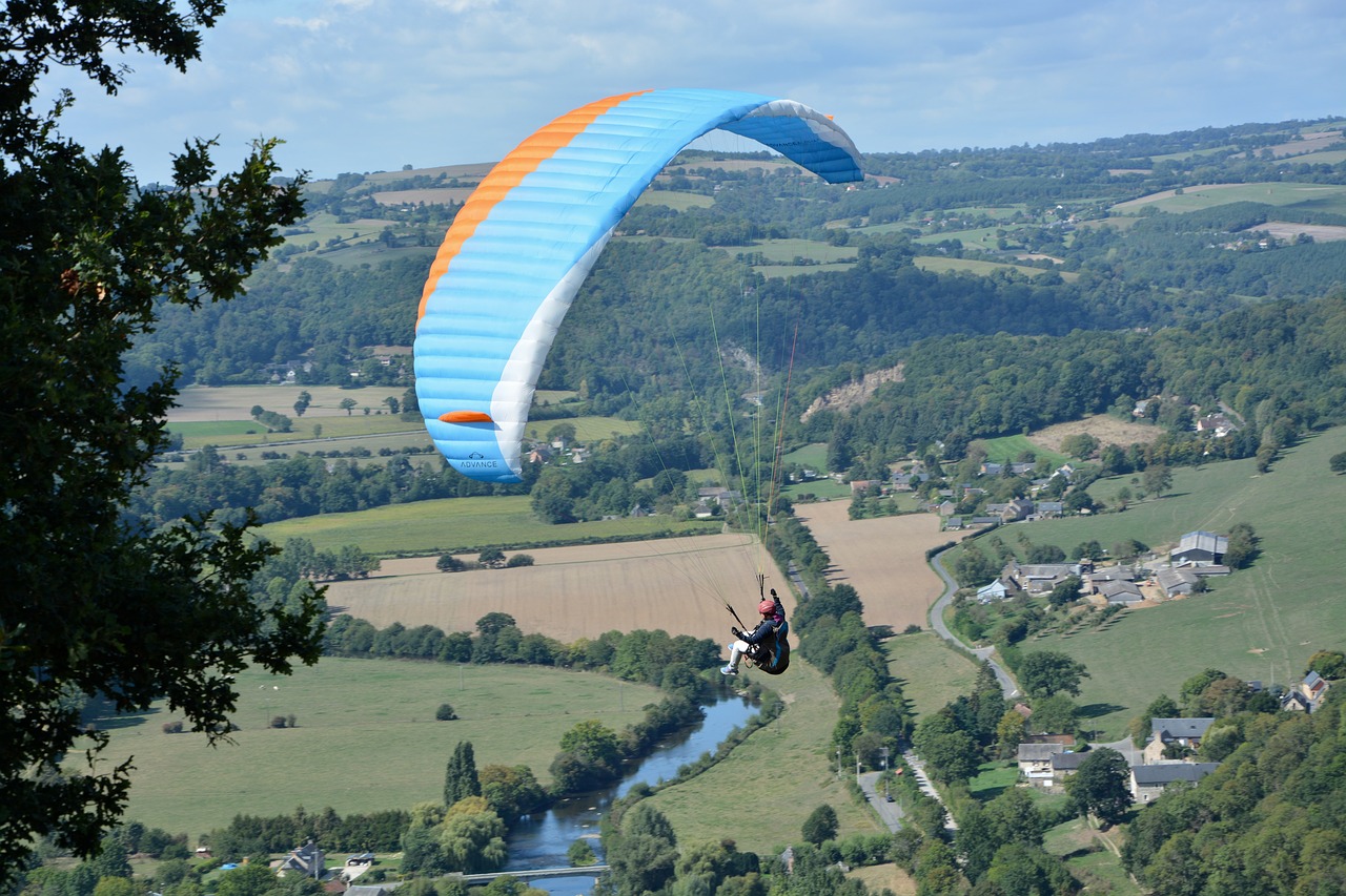 paragliding  free flight  sport free photo