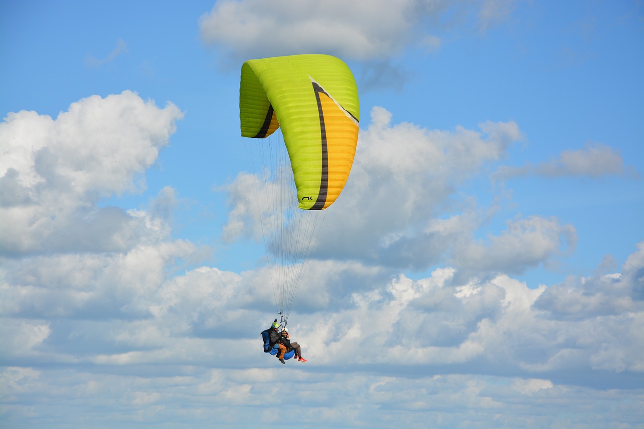 paragliding  paraglider  adventure free photo