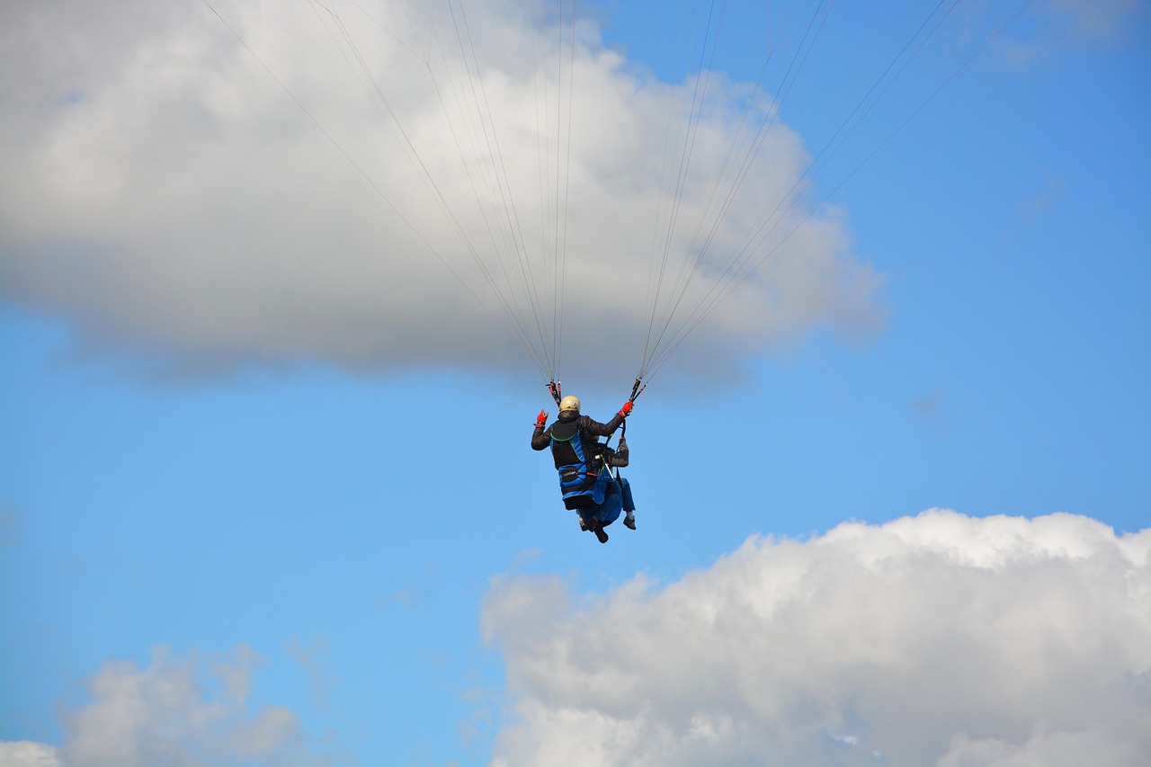 paragliding  paraglider  adventure free photo