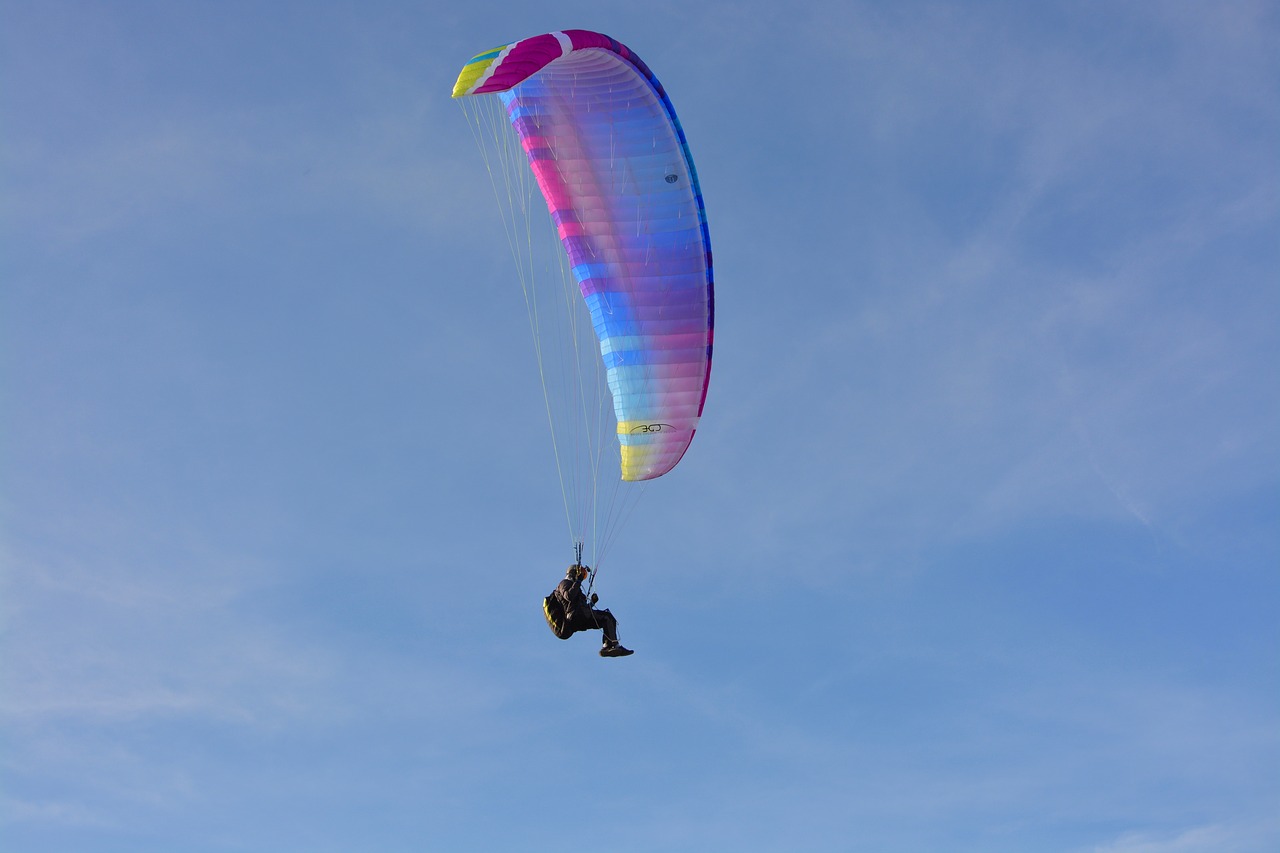 paragliding  paraglider  sailing free photo