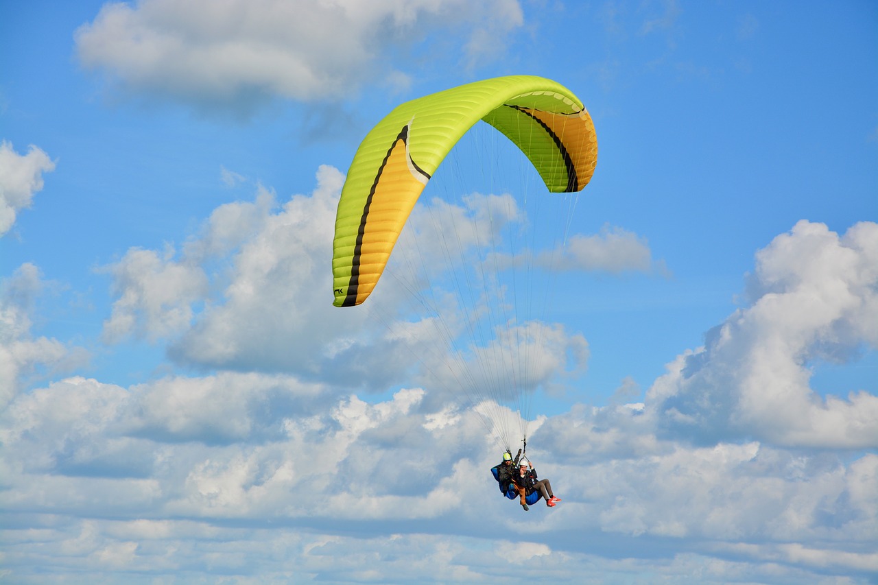 paragliding  paraglider  adventure free photo