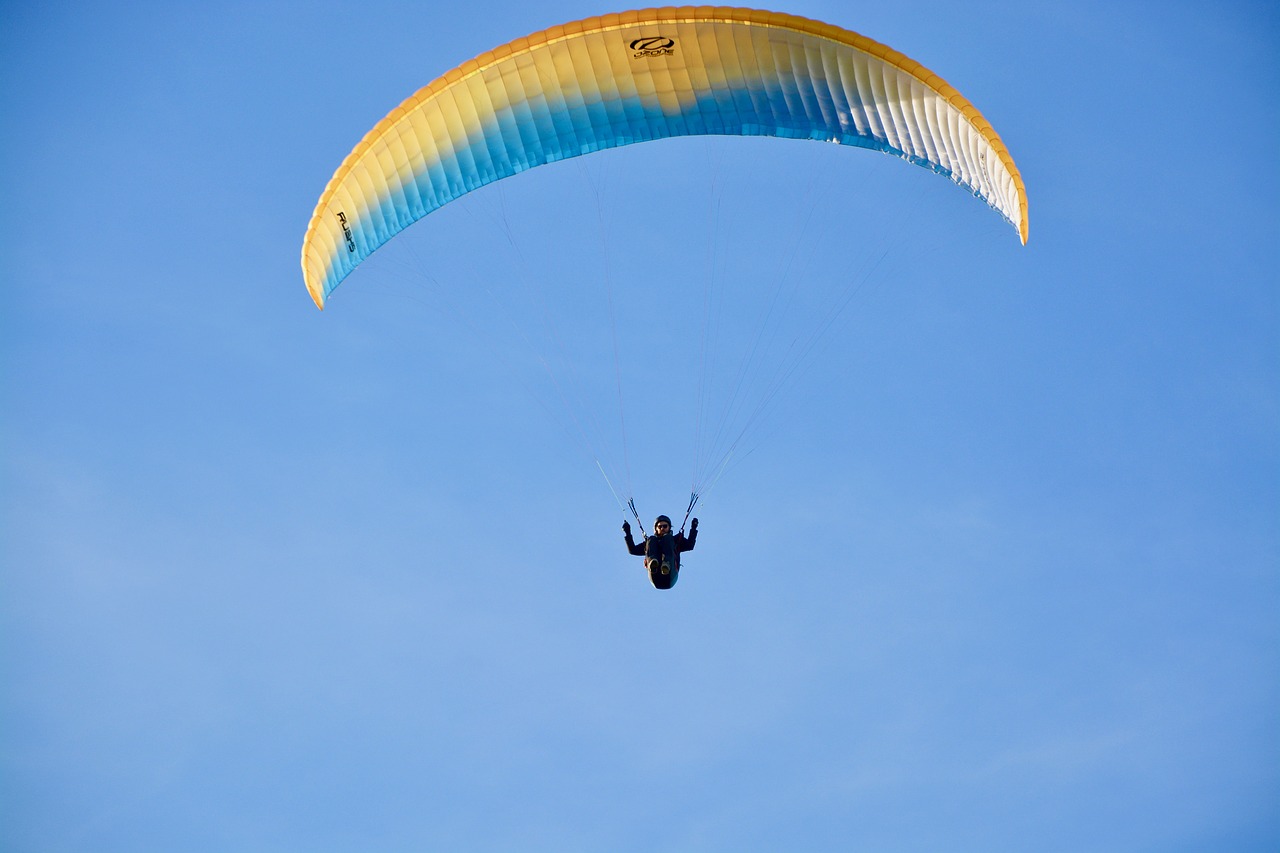 paragliding  paraglider  ozone wing rush5 free photo