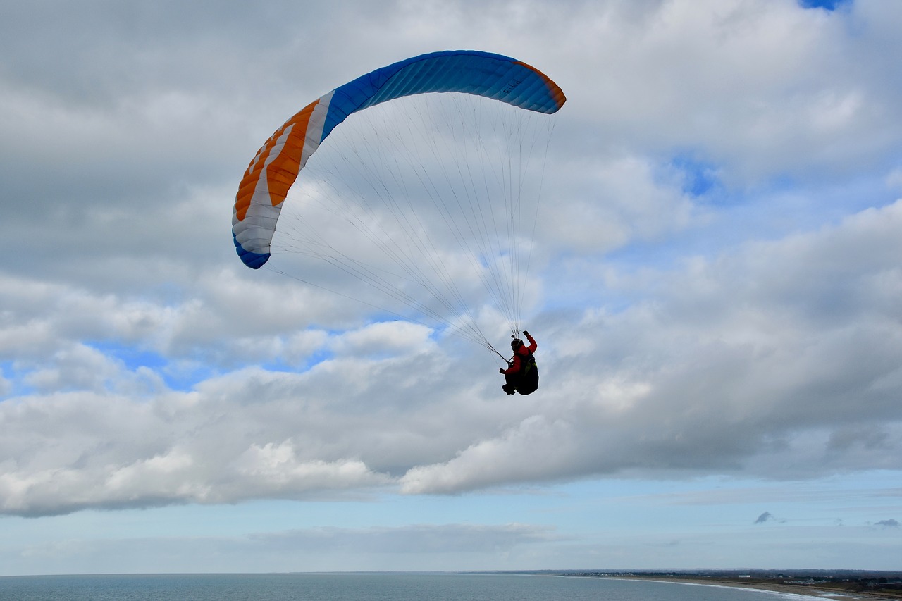 paragliding  paraglider  sailing wing free photo