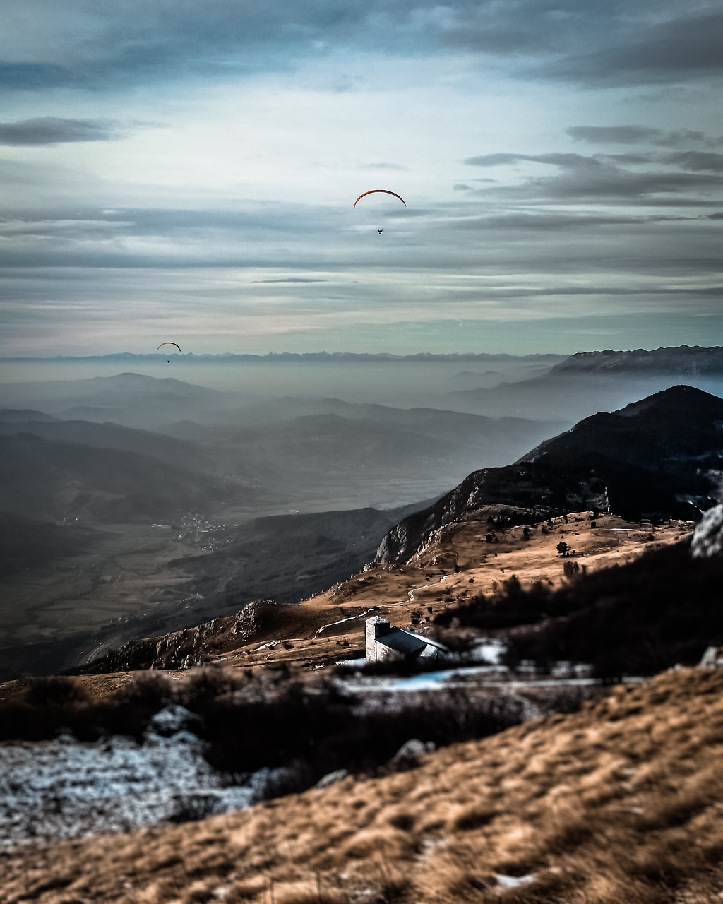 paragliding  nature  landscape free photo