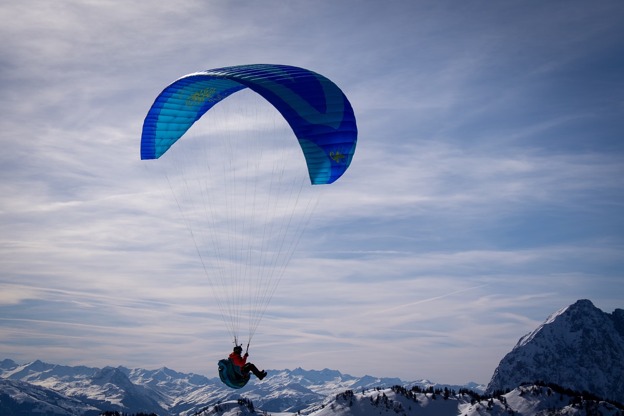 paragliding  paraglider  sky free photo