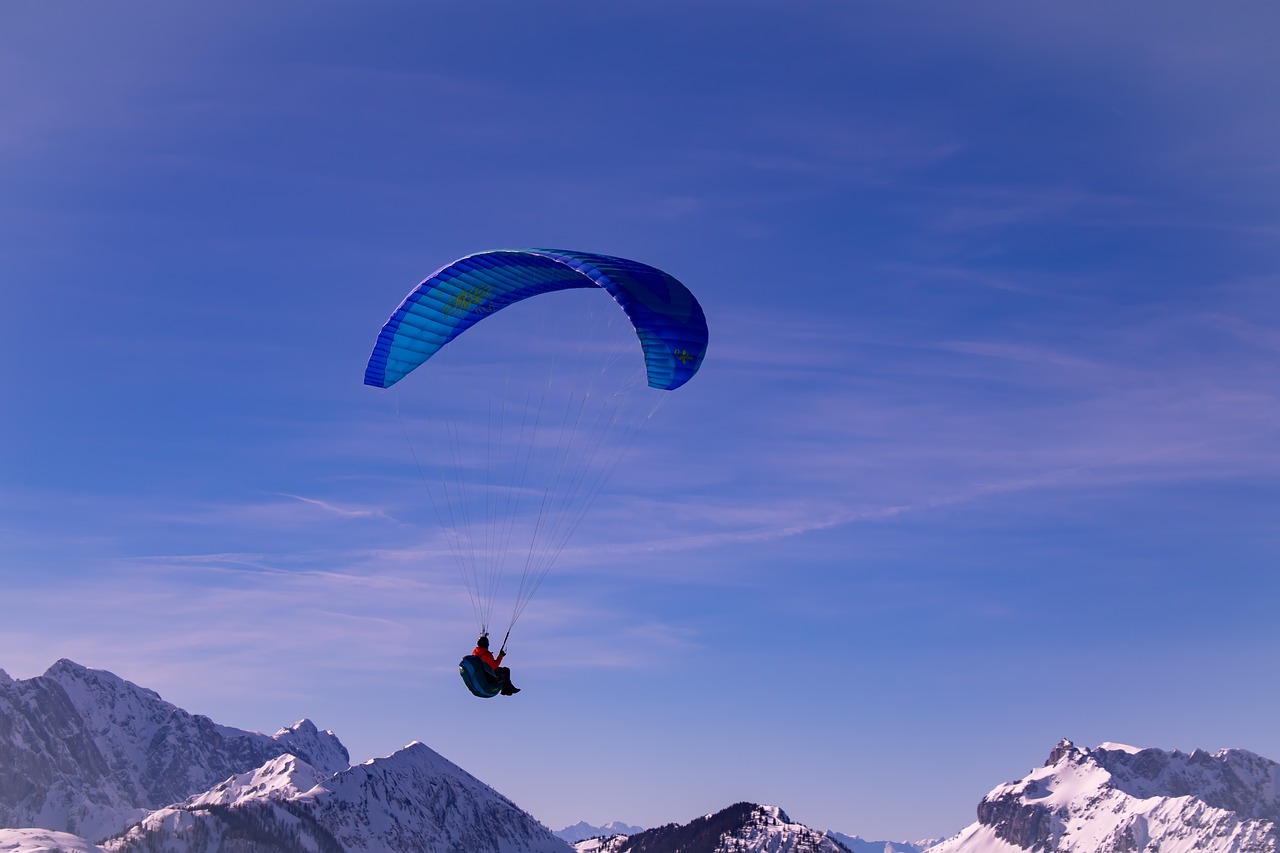 paragliding  paraglider  sky free photo