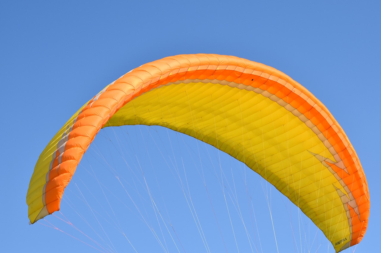 paragliding  sailing  wing free photo
