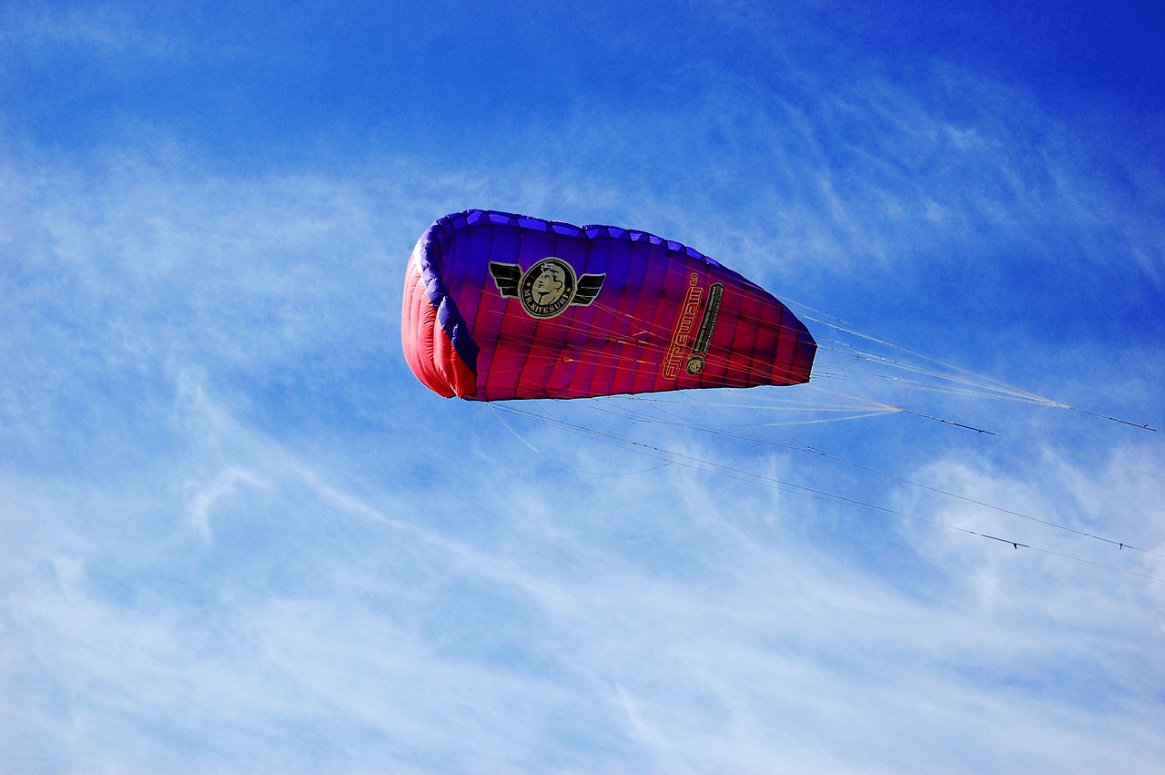 paragliding sail parachute free photo