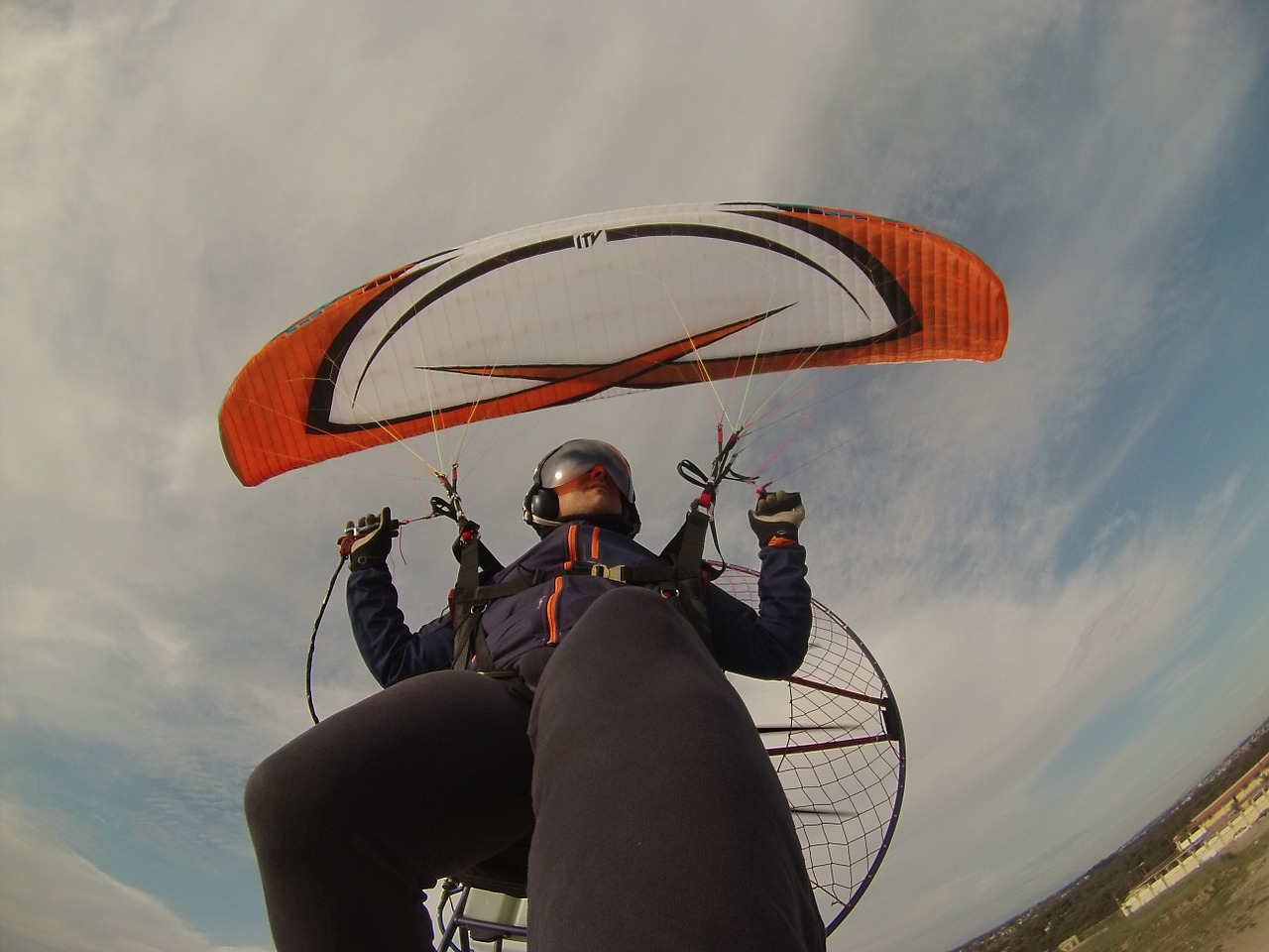 paragliding fly sport free photo