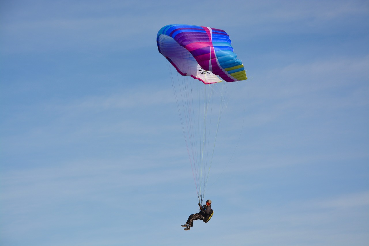 paragliding-paraglider  sailing  wing free photo