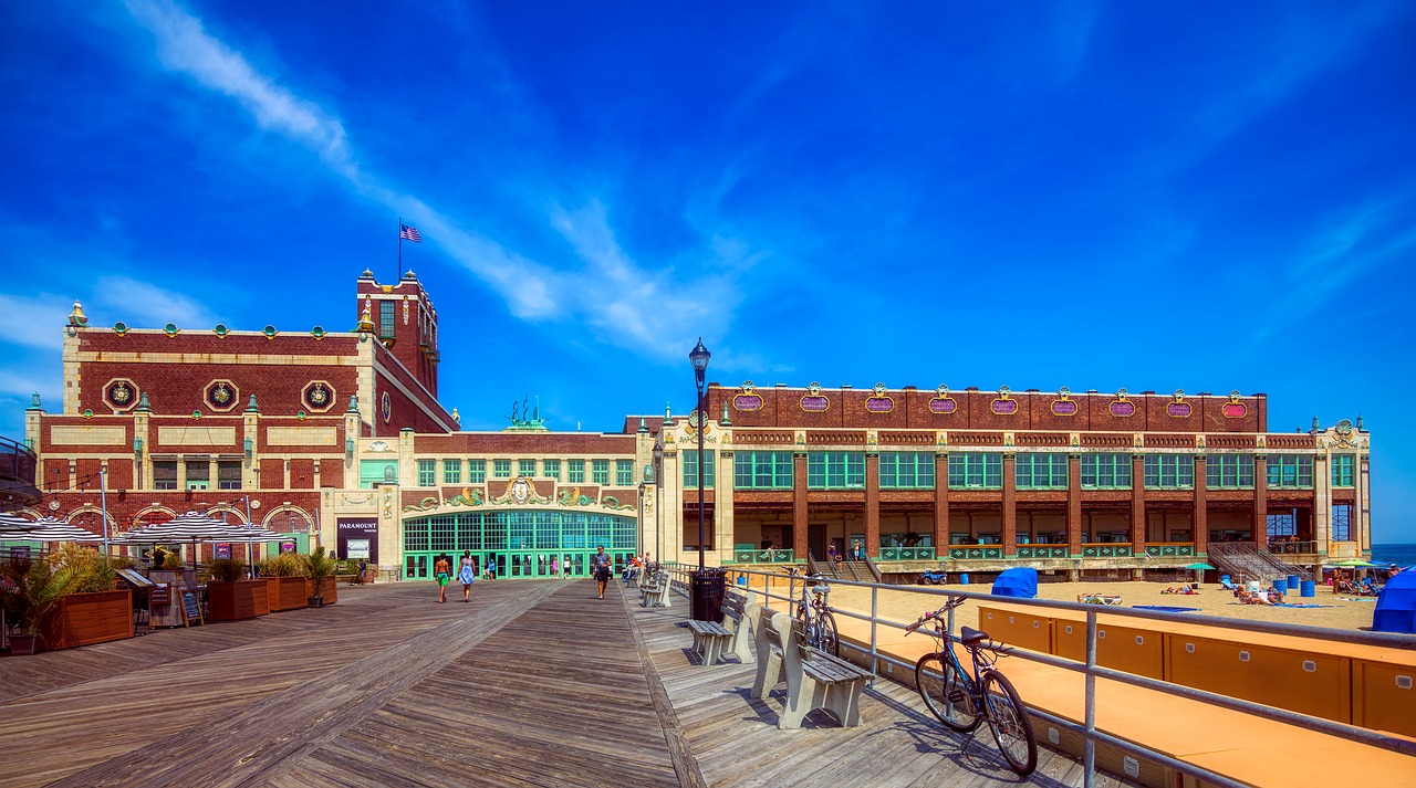 paramount theatre  asbury park  tourism free photo