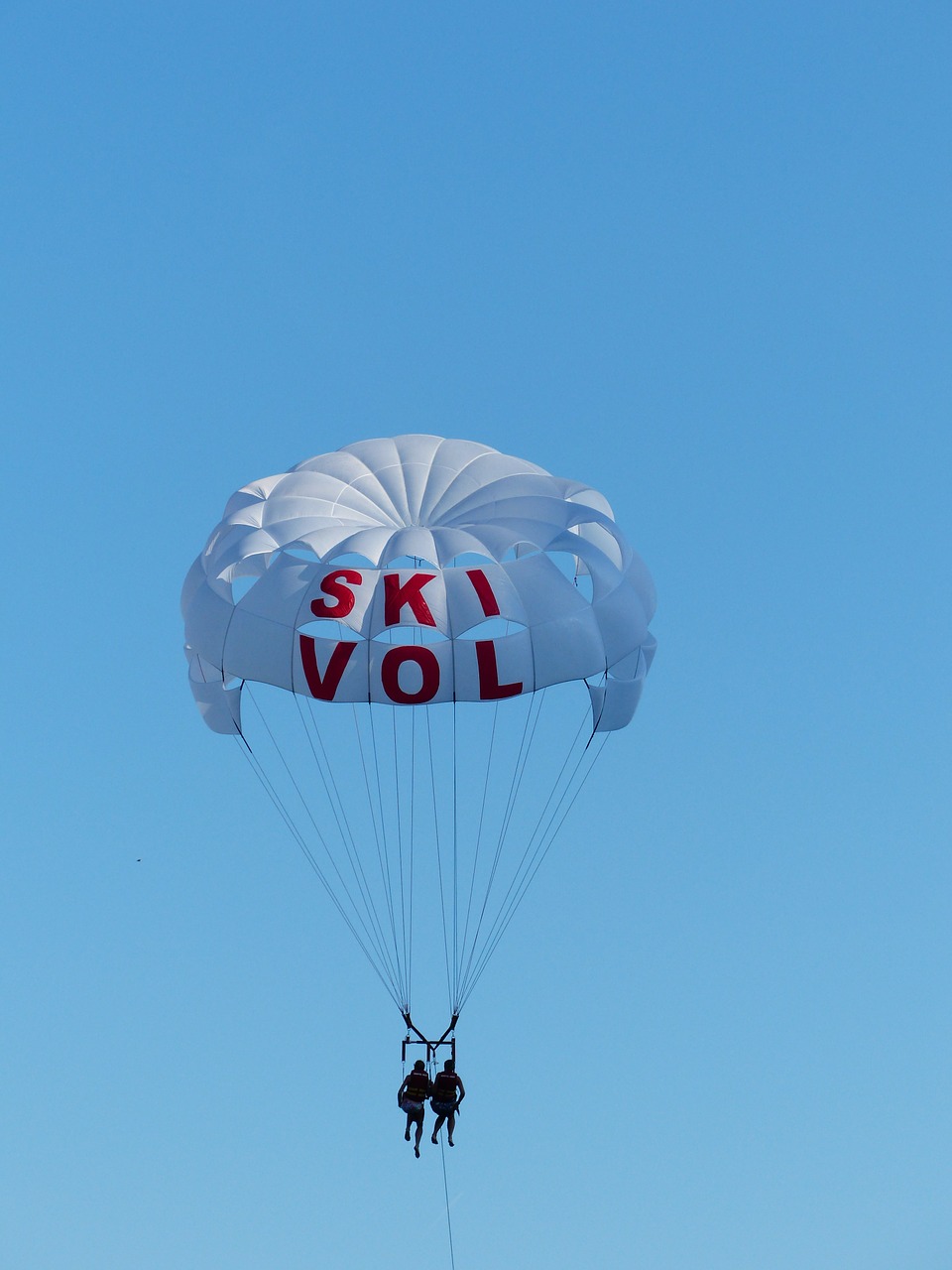 parasailing controllable parachuting high free photo