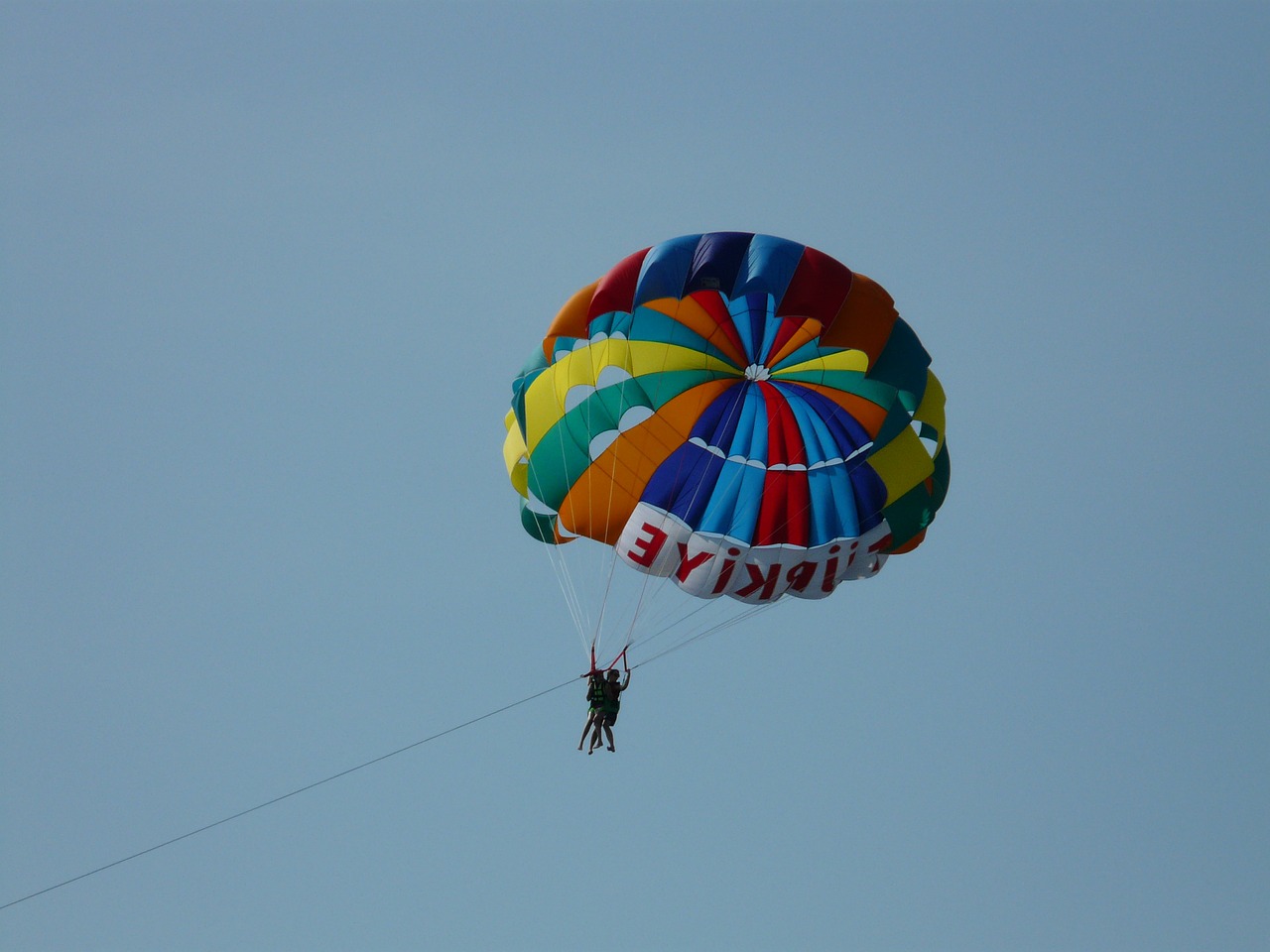 parasailing controllable parachuting parachute free photo