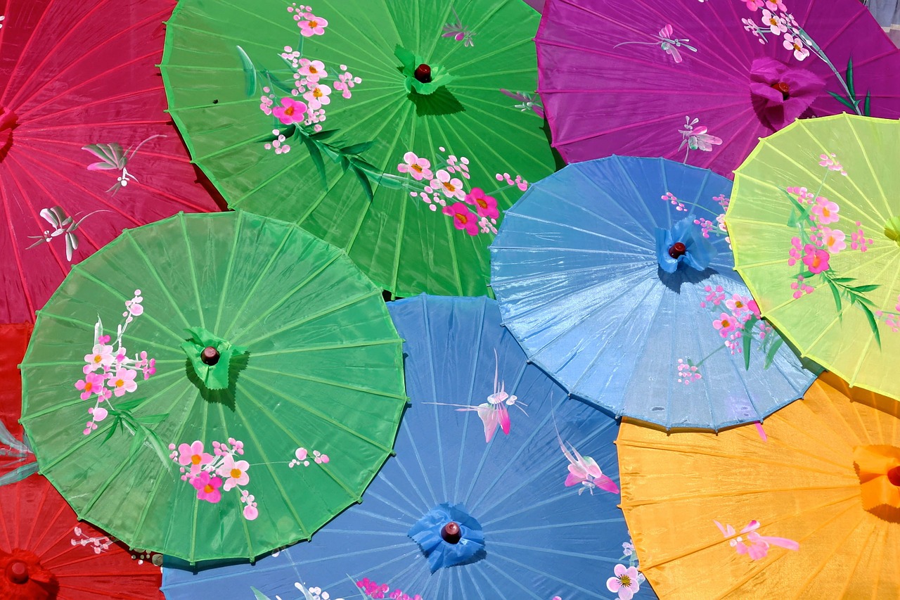 parasol china asian umbrella free photo