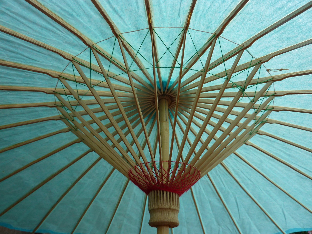 parasol screen turquoise free photo