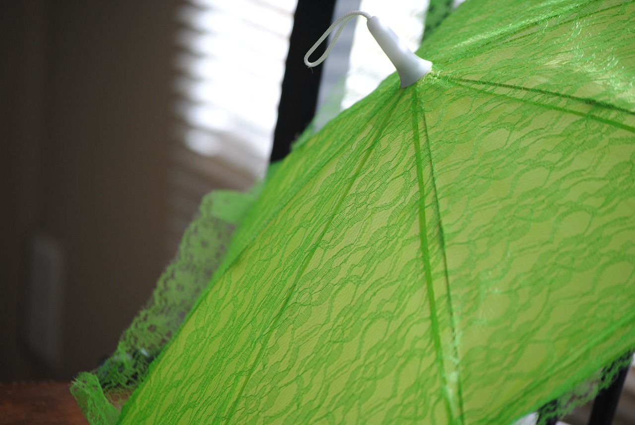 parasol green umbrella free photo