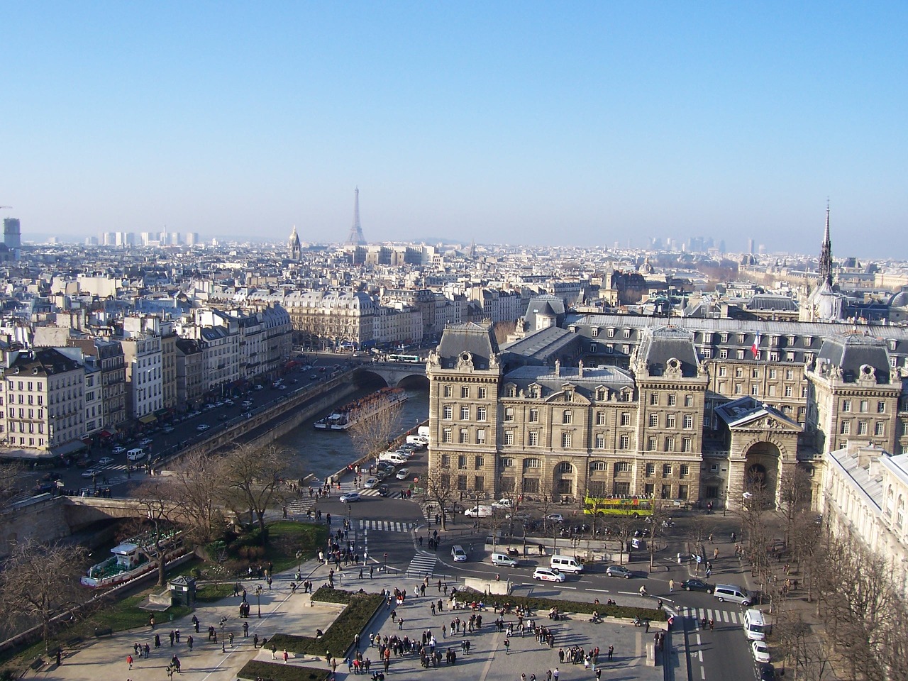 paris city view free photo