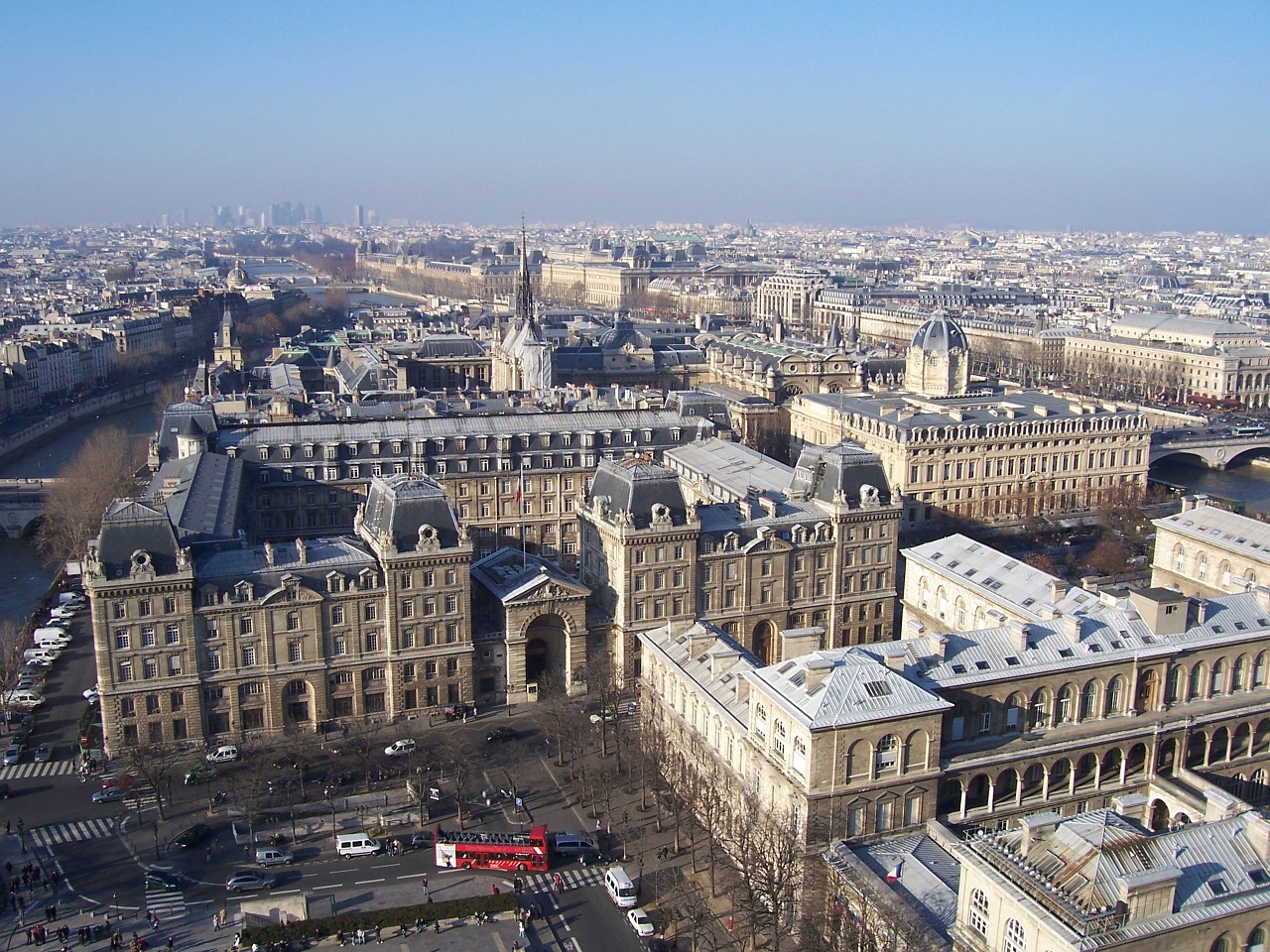 paris city view free photo