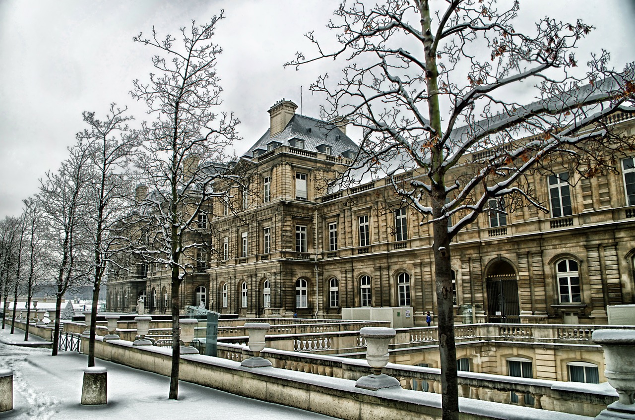 paris france palais du luxembourgh free photo
