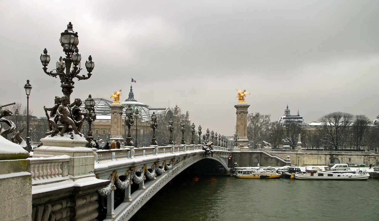 paris france pont alexandre iii free photo
