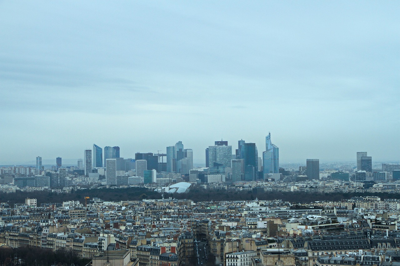 paris city skyscraper free photo