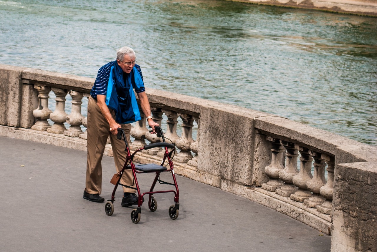 paris seine river man free photo